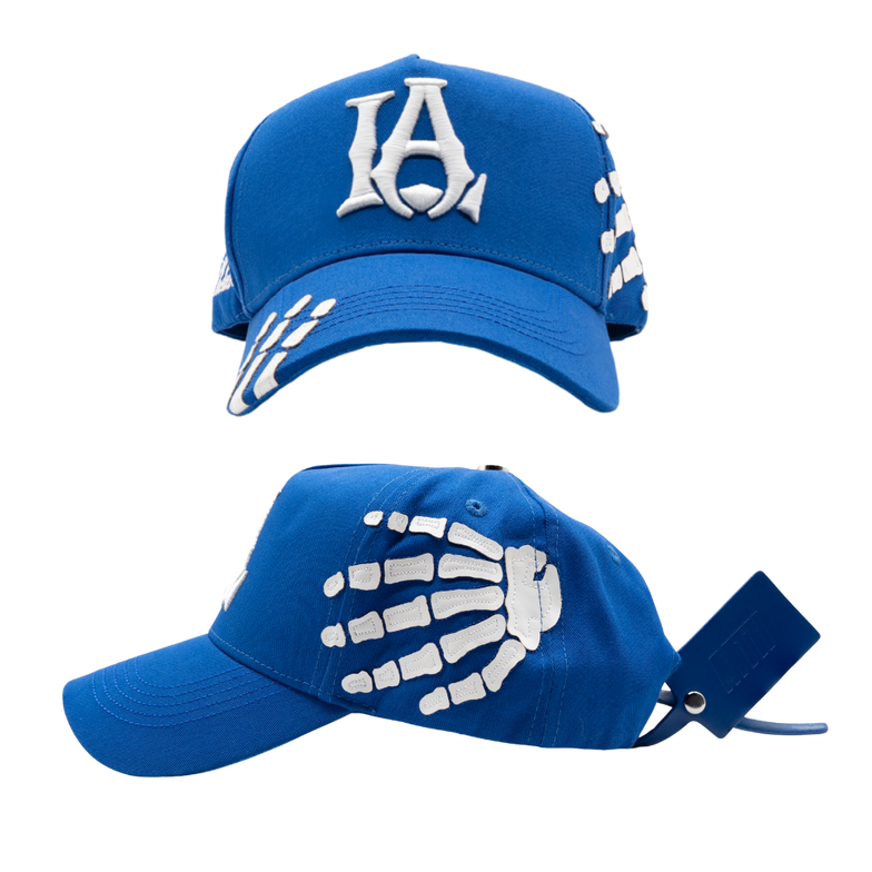 BLUE LA SKELETON HAT