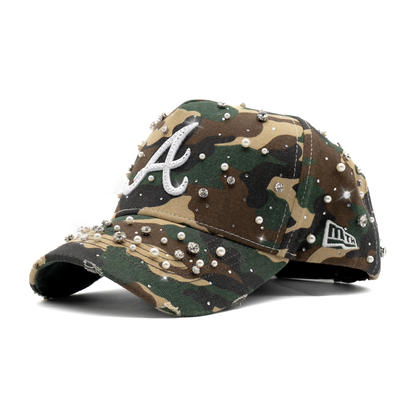 ATL Militia Hat crown and rhinestone detail