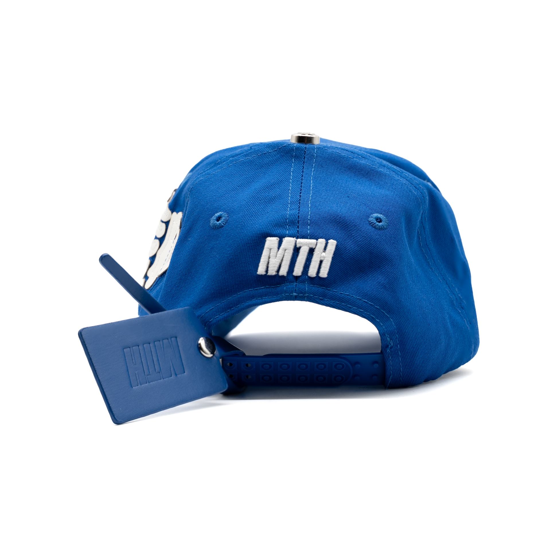 Blue LA Skeleton Hat back view