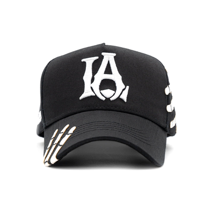 LA Skeleton Hat front view