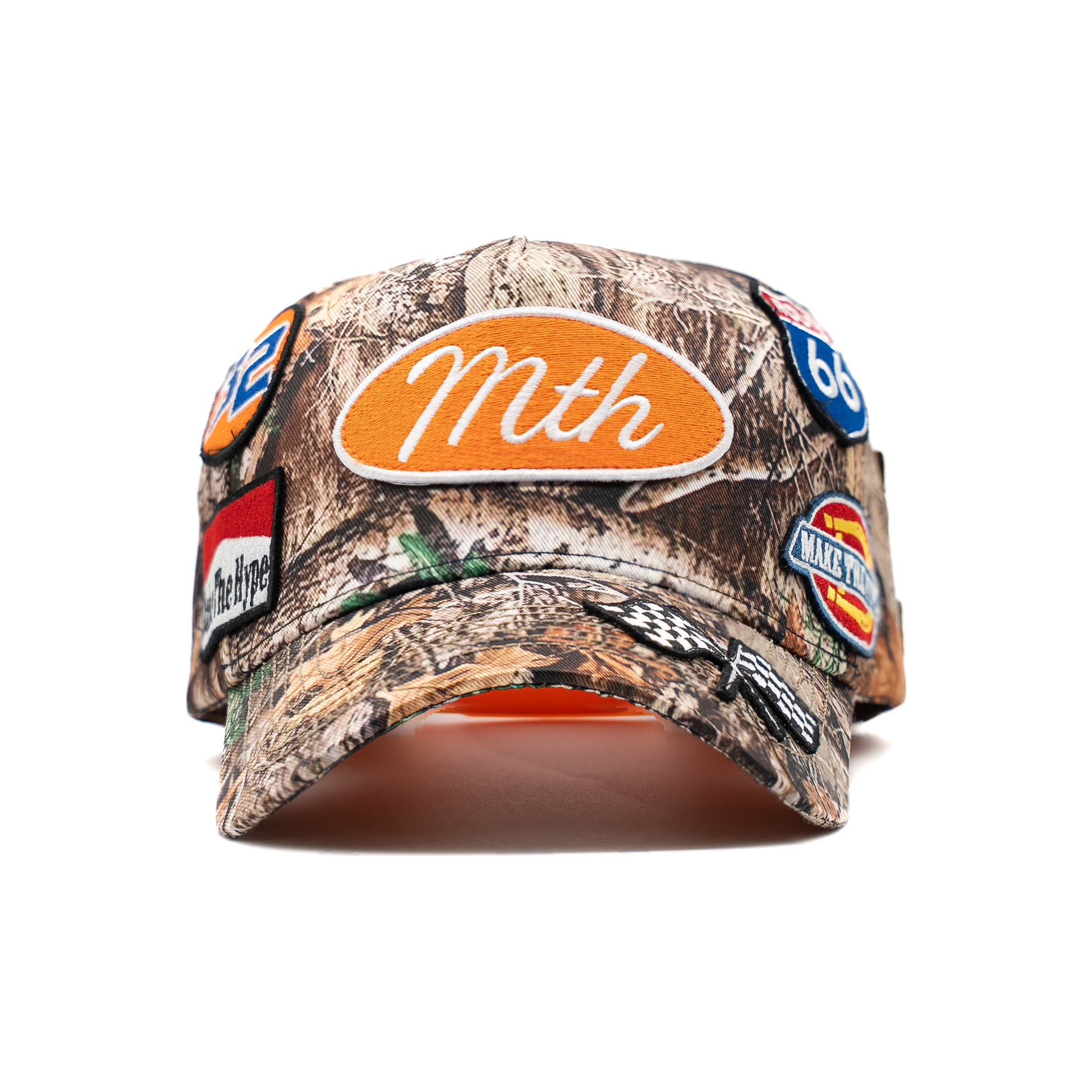 Speedway Camo Patch Hat front view