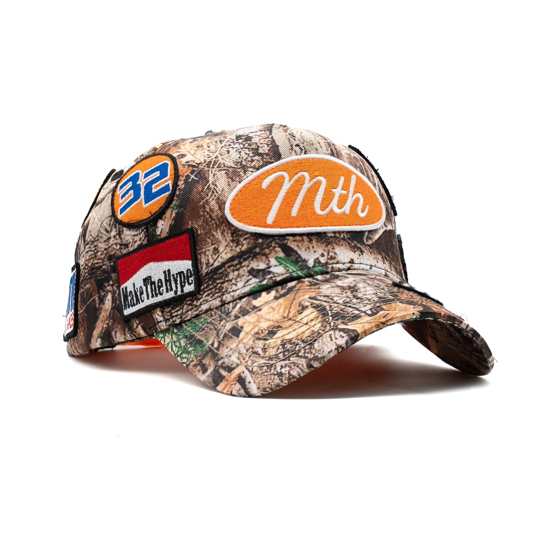 Speedway Camo Patch Hat angled view