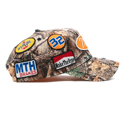 Speedway Camo Patch Hat left side view